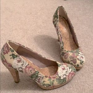 Floral heels
